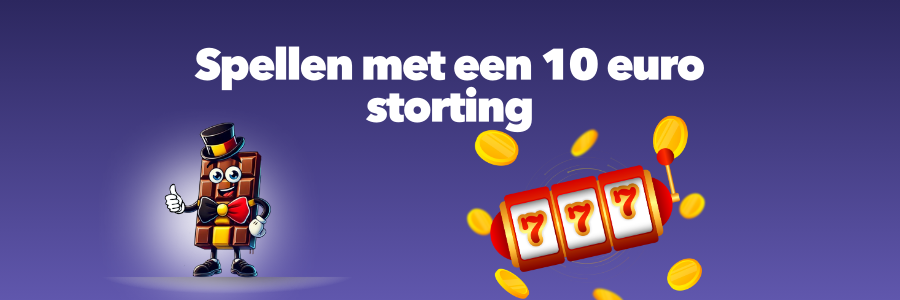 Spellen met een 10 euro storting