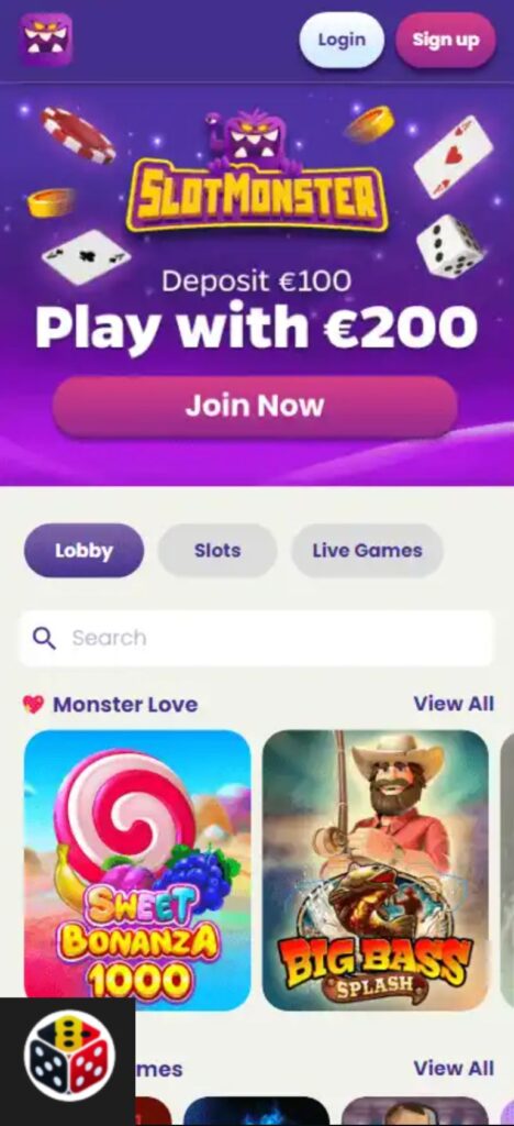 Slotmonster Casino mobiel casino